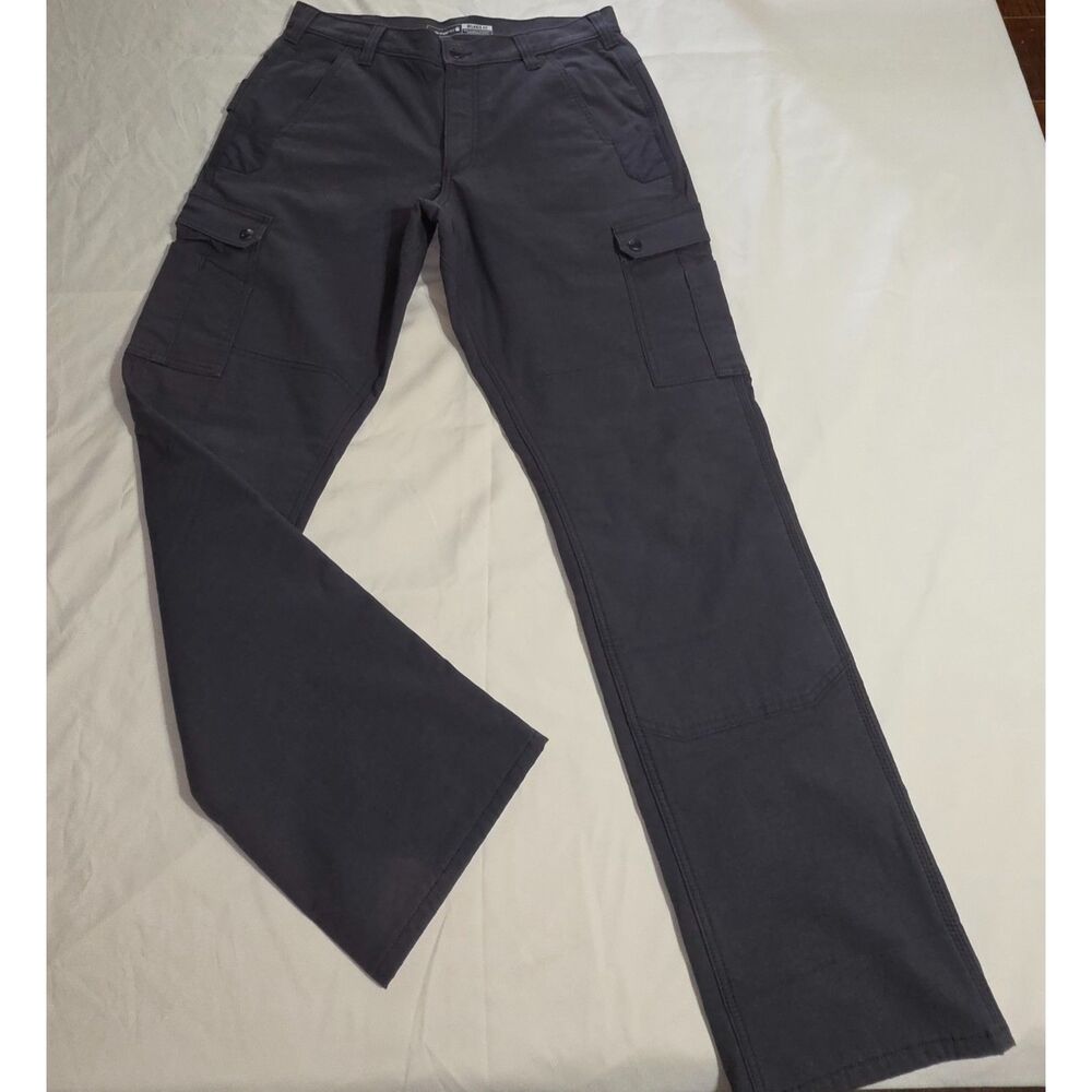 Carhartt Men's Relaxed Fit Rugged Flex Ripstop Cargo Work Pants Gray 34x34